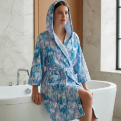 Accappatoio Copricostume donna vestaglia corta MIRABELLO TG. M