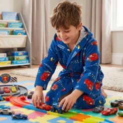 Accappatoio Disney Caleffi CARS COLORS spugna con cappuccio