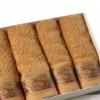 Alviero Martini set 4 lavette bagno 30x30 in spugna GEO CLASSIC