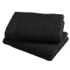 Asciugamano con ospite da bagno Happidea 460 gr Nero Corvino