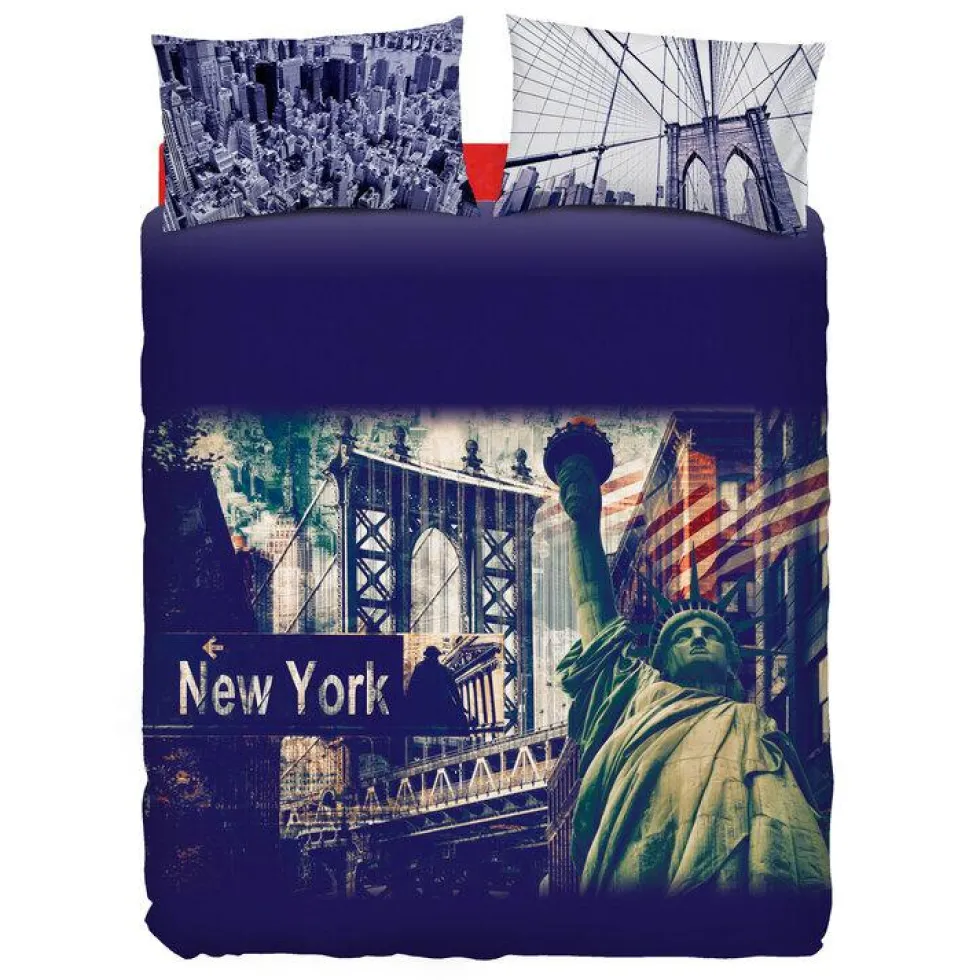 Bassetti Completo Copripiumino NY - Copripiumini Stars and Stripes