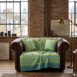 Bassetti Granfoulard Telo Arredo 180x270 Rapallo Verde Giada Copripoltrona