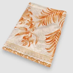 Bassetti Lenzuola matrimoniali cotone Ibiscus Tattoo Caramello – collezione Granfoulard PE