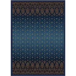 Bassetti Plaid Gold Decor B1 - Eleganza Orientale per la tua casa in blu
