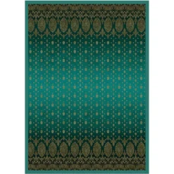 Bassetti Plaid Gold Decor V1 - Eleganza per la tua casa verde smeraldo