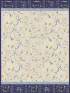 Bassetti Plaid Granfoulard 155x220 cm OPLONTIS var.9 blu Idea regalo originale