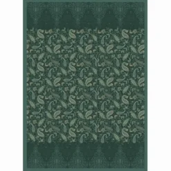 Bassetti Plaid Monnalisa V1 - Eleganza Barocca verde petrolio