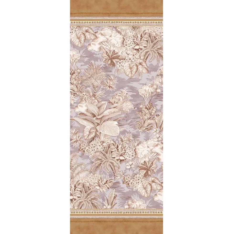 Bassetti Runner Boboli G1 Rosa Grigio 50x150 cm in Cotone