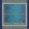 Bassetti Tappeto moderno arredo Granfoulard Malve B1 blu antiscivolo