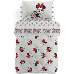 Caleffi Trapunta singola in cotone MINNIE Retro Disney invernale
