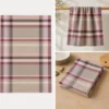 Canovaccio cucina rosa cipria 60x80 Bossi Casa tinto filo