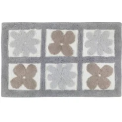 CARRARA Tappeto bagno in cotone 1500 gr Marrakech grigio