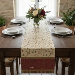 Centrotavola rettangolare runner BASSETTI Granfoulard Oplontis RB 50x150