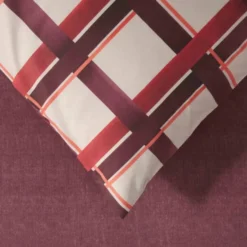 Completo lenzuola Bassetti matrimoniale in cotone CHECK R1