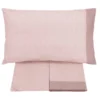 Completo lenzuola matrimoniale puro cotone Gabel Chromo rosa