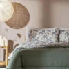 Completo lenzuola matrimoniale in cotone FLUTTERING M1 con 4 federe