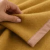 Coperta Lana Vergine Marzotto Marta senape | Singola Calda