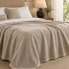 Coperta Matrimoniale Marzotto Home Beige Marta Invernale