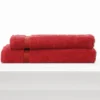 Coppia asciugamani viso+ospite COGAL RANGER 650 Rosso