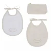 Coppia di bavaglini in trousse Borbonese KIDS Splendido biscotto in spugna