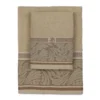 Coppia di spugne set 1+1 LAURA BIAGIOTTI Imai beige ricamato