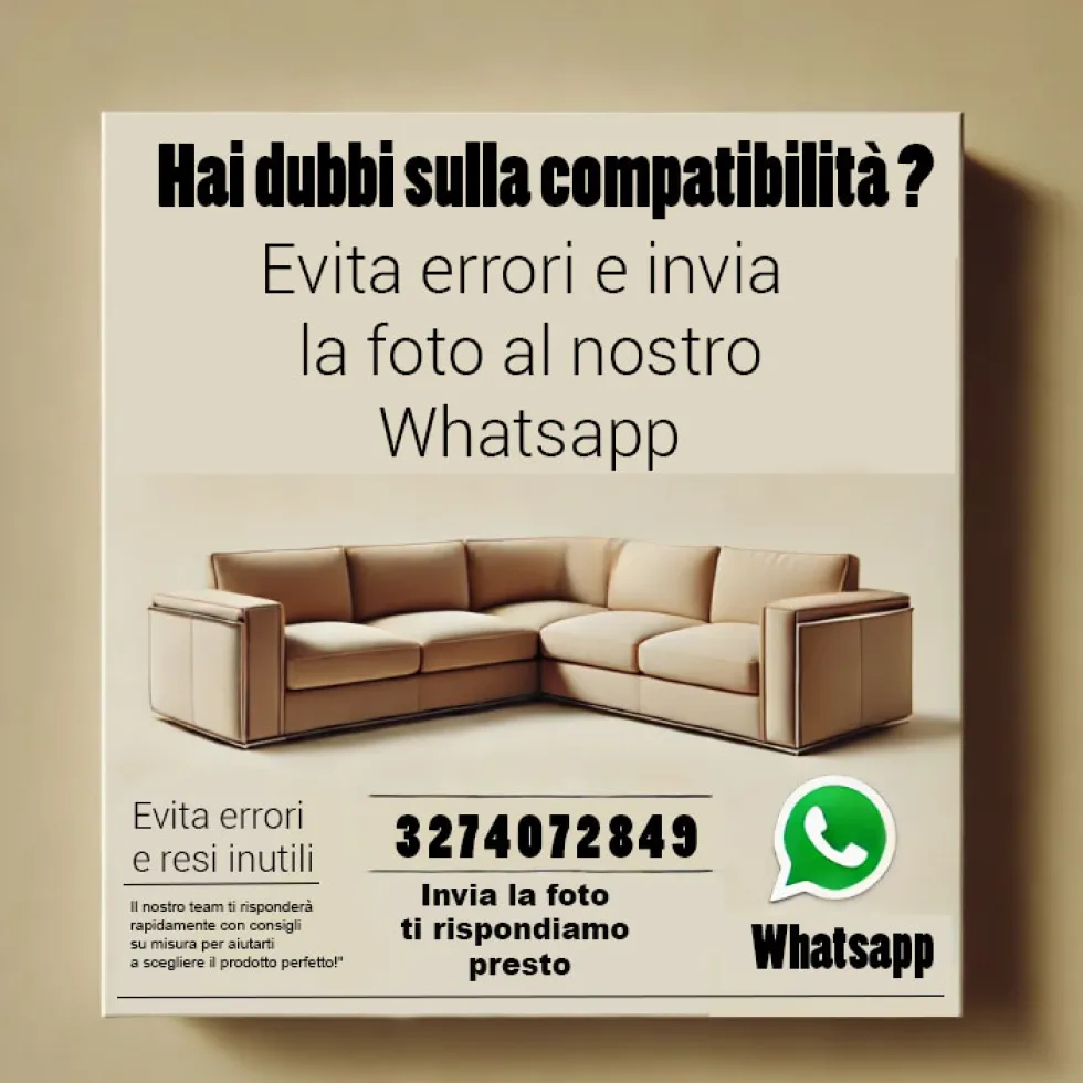 Copridivano 2 Posti grigio con Copriseduta Separata | Misura 125-170 cm