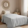 Copriletto Singolo Gabel Hugo grigio | 100% Cotone Naturale