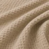 Copriletto tortora a Nido d'Ape per Letto matrimoniale 100% cotone