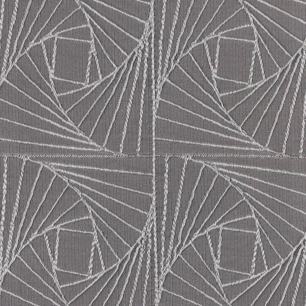 Copriletto trapuntato matrimoniale VALLESUSA Olivia grigio jacquard