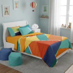 Copriletto trapuntato singolo 170x265 GABEL Seaside multicolor