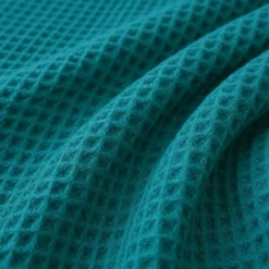 Copriletto 170x260 cm Singolo Nido d'Ape Petrolio 100% cotone