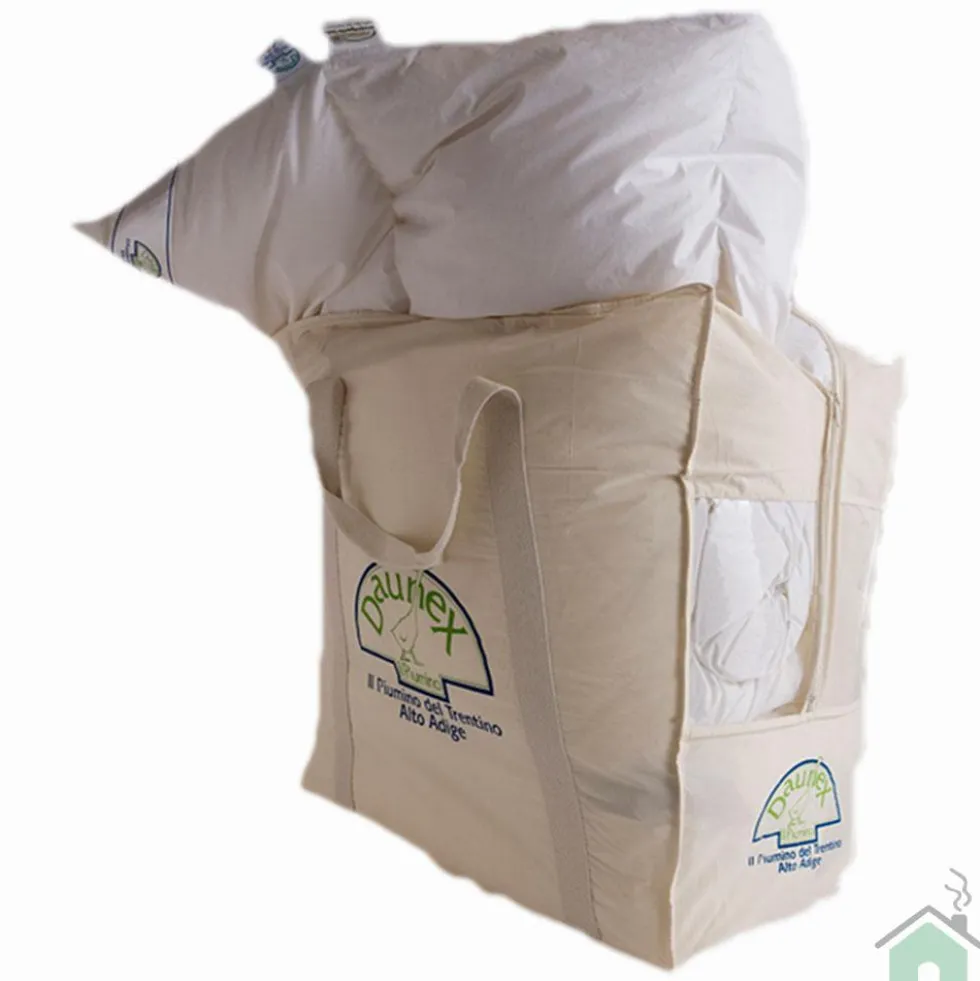 Coprimaterasso topper in piumino d'oca Daunex Ortisei Singolo 85x190