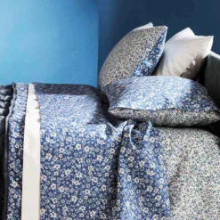 Copripiumino con federa matrimoniale Riviera Consiglia blu