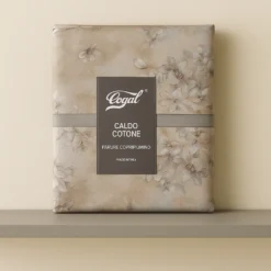 Copripiumino con federe matrimoniale caldo cotone floreale rosato