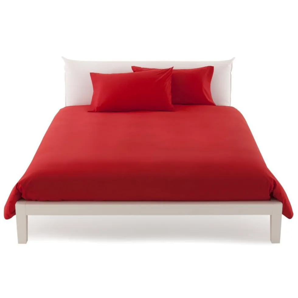 Copripiumino MAXI 270x270 copritrapunta matrimoniale in cotone ISTAR rosso