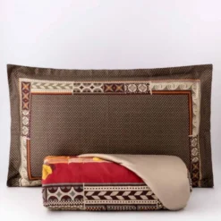 Copripiumino Raso CARILLO HOME Avoé ROSSO
