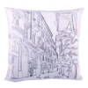 Cuscino arredo Trussardi 60x60 cm Via della Spiga bianco