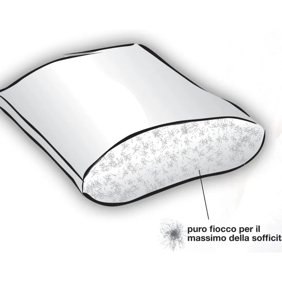 Cuscino Letto Daunenstep DIAMANT Classic - Per chi dorme di lato o di schiena