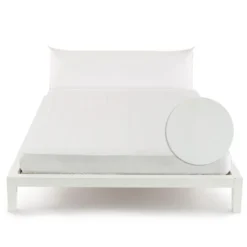 DAUNEX coprimaterasso con angoli matrimoniale in cotone DIAMOND 180x200