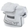 Daunex piumino Anallergico micro 95° Warm piazza e mezza maxi 200x220 bianco