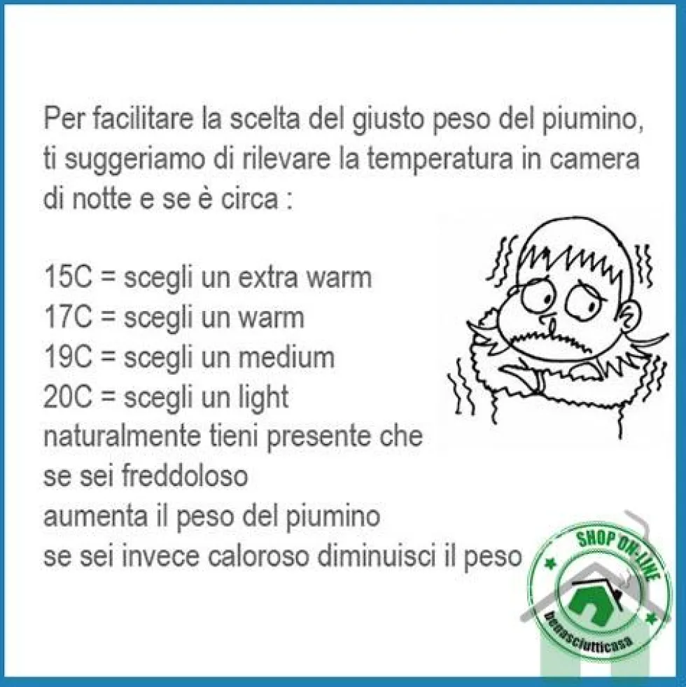 Daunex Piumino d' Oca Sestriere Light Lettino 100x135
