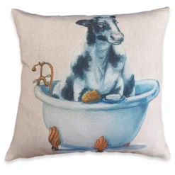 Fodera per cuscino arredo da divano 45x45 COW Circus