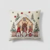 Fodera per cuscino Natalizio in Gobelin 45x45 Gnomi per un look festivo