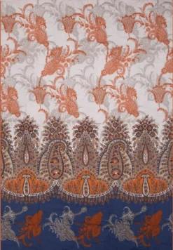 Granfoulard Bassetti Plaid Lario 270x250 v9 brûlé - bruciato