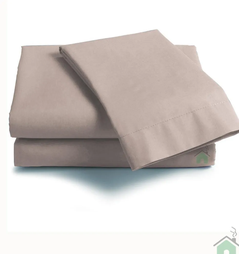 ISTAR Lenzuola con angoli Matrimoniale SLIM 160x200x30 tortora