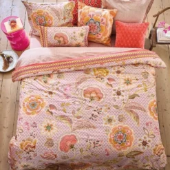 Lenzuola-copriletto completo Matrimoniale PIP STUDIO Hakuna rosa