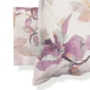 Lenzuola-copriletto matrimoniali SOMMA Mika floreale malva