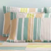 Lenzuola in cotone matrimoniali Bassetti Double Line a righe P1