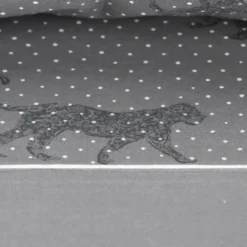 Lenzuola in Percalle Matrimoniali GABEL Nalani grafite animalier