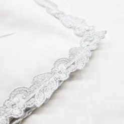Lenzuola in raso matrimoniale LA PERLA Petit Maison bianco